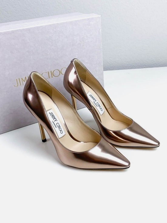 Jimmy Choo Shoes - Jimmy Choo Romy Rose Gold Pumps NWOT